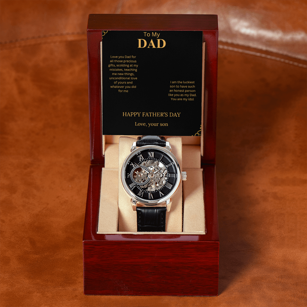 Dad | I Am The Luckiest Son | Fathers Day